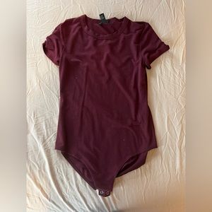 Maroon Bodysuit